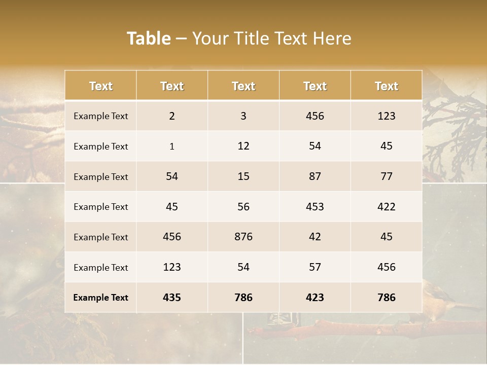 Holiday Sepia Greeting PowerPoint Template