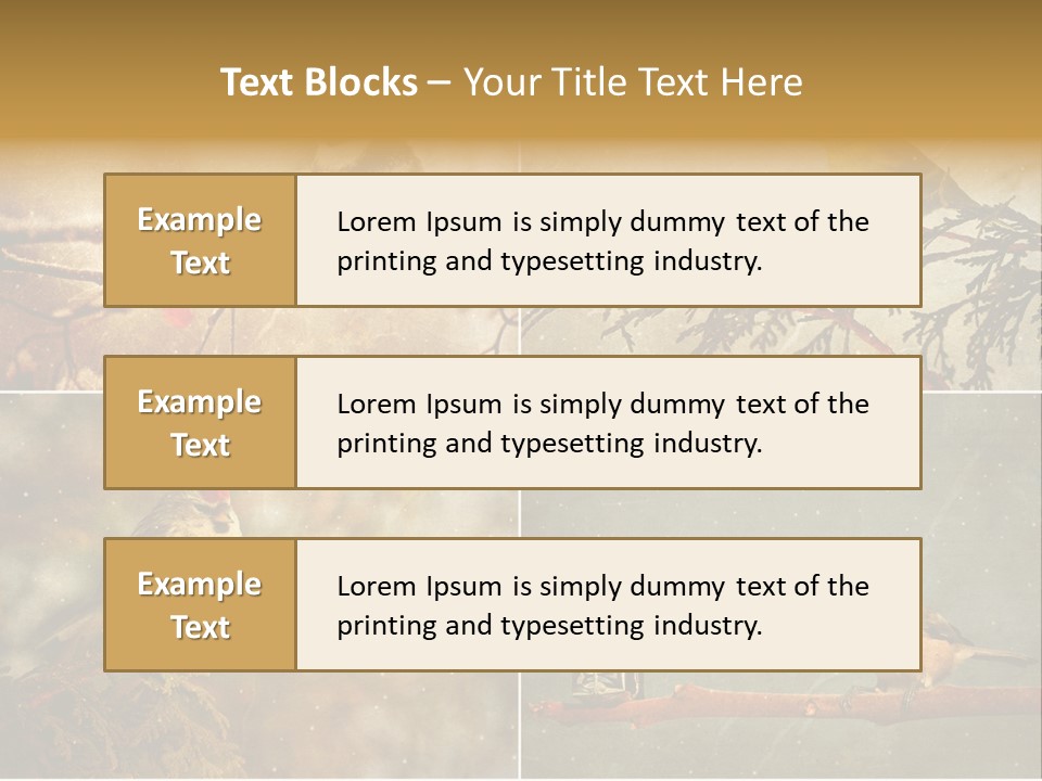 Holiday Sepia Greeting PowerPoint Template
