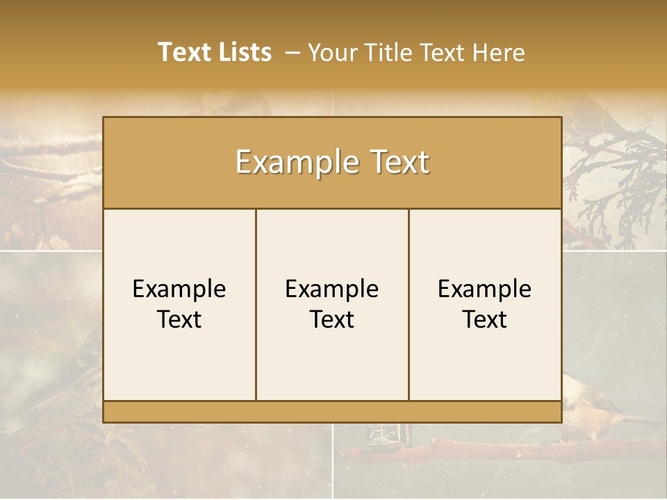 Holiday Sepia Greeting PowerPoint Template