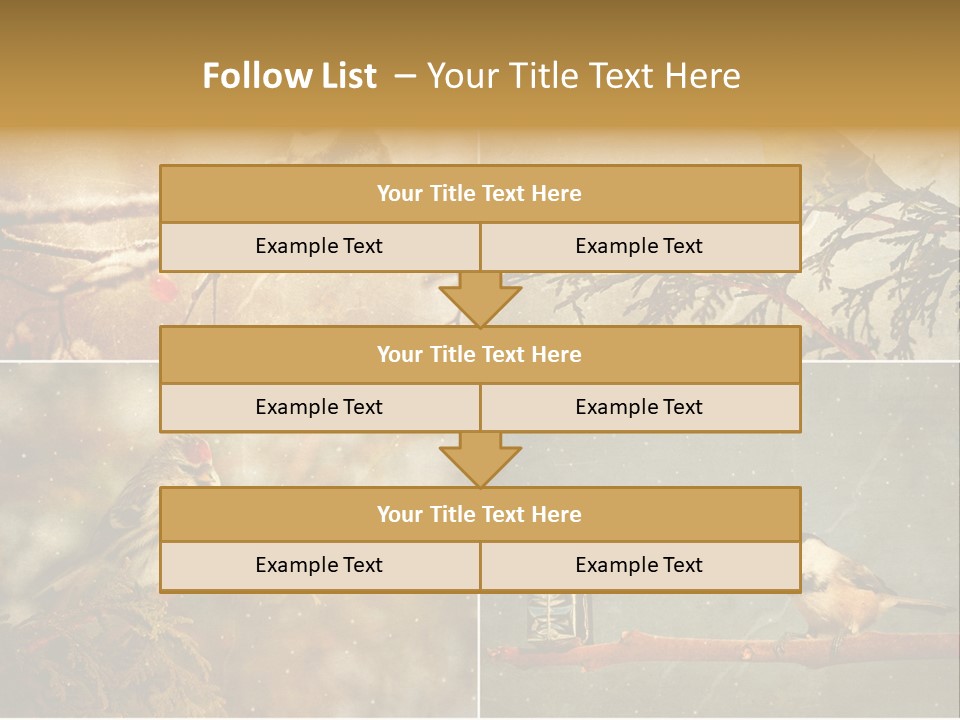 Holiday Sepia Greeting PowerPoint Template