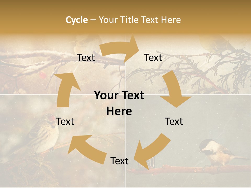 Holiday Sepia Greeting PowerPoint Template