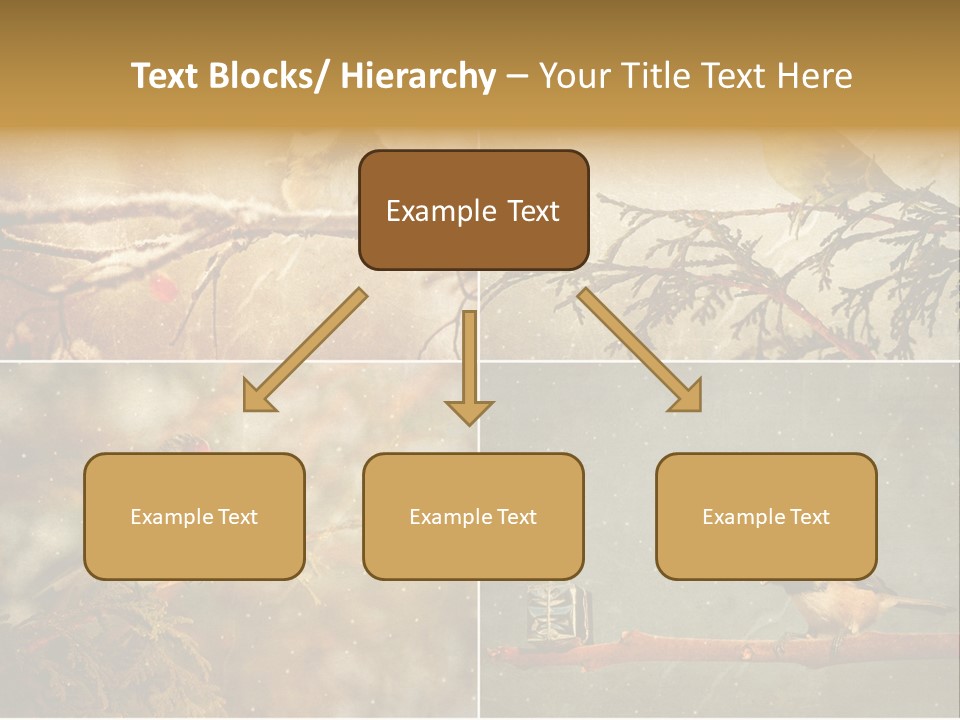 Holiday Sepia Greeting PowerPoint Template
