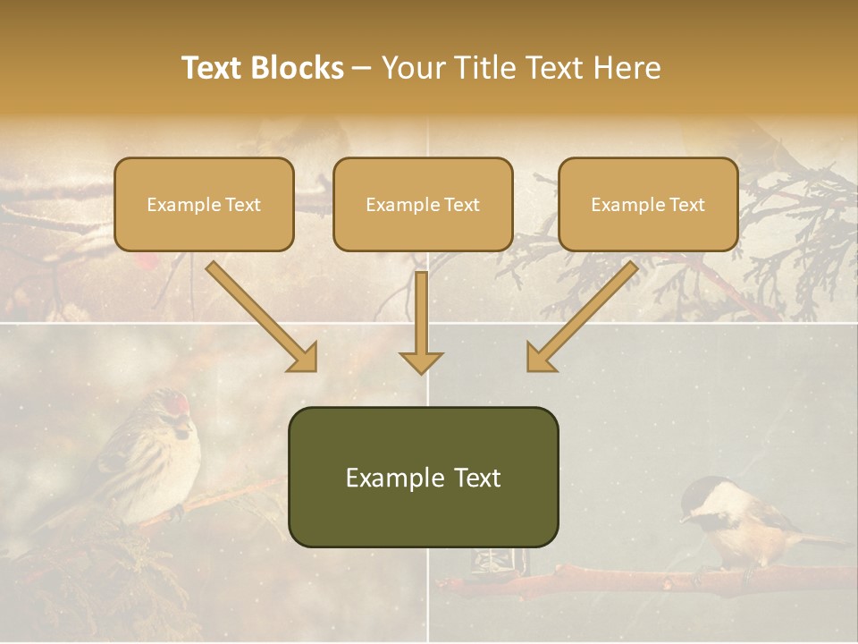Holiday Sepia Greeting PowerPoint Template