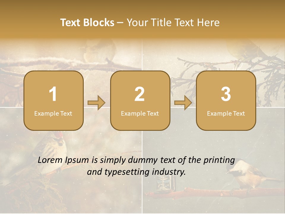 Holiday Sepia Greeting PowerPoint Template