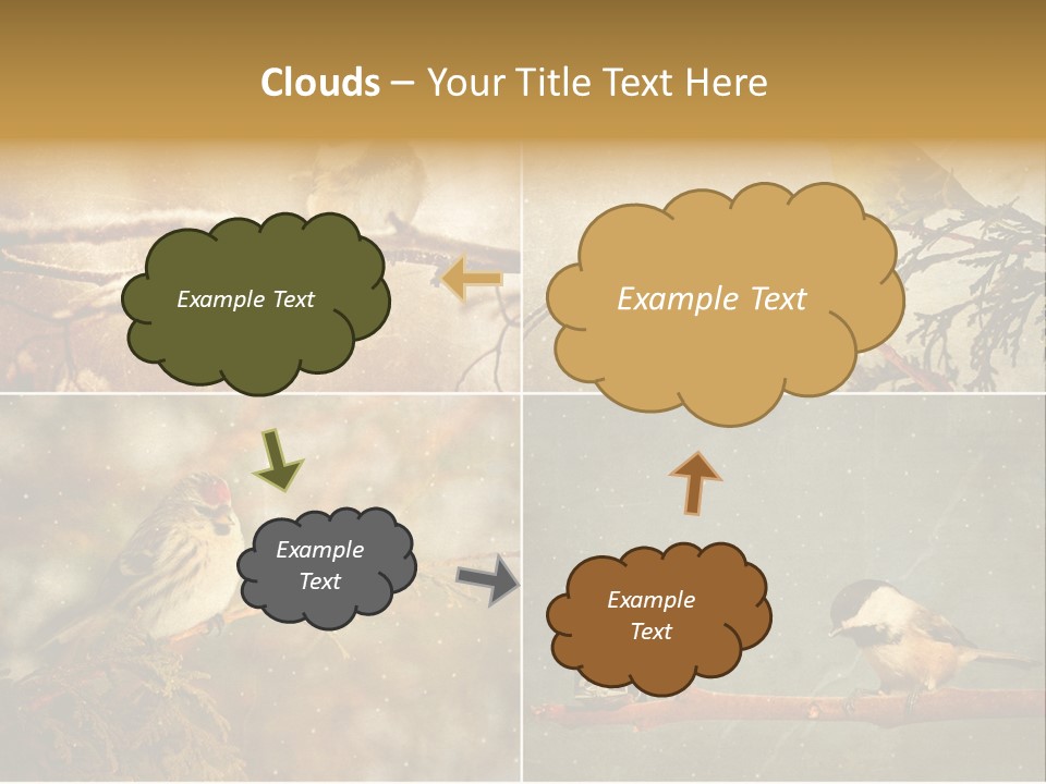Holiday Sepia Greeting PowerPoint Template