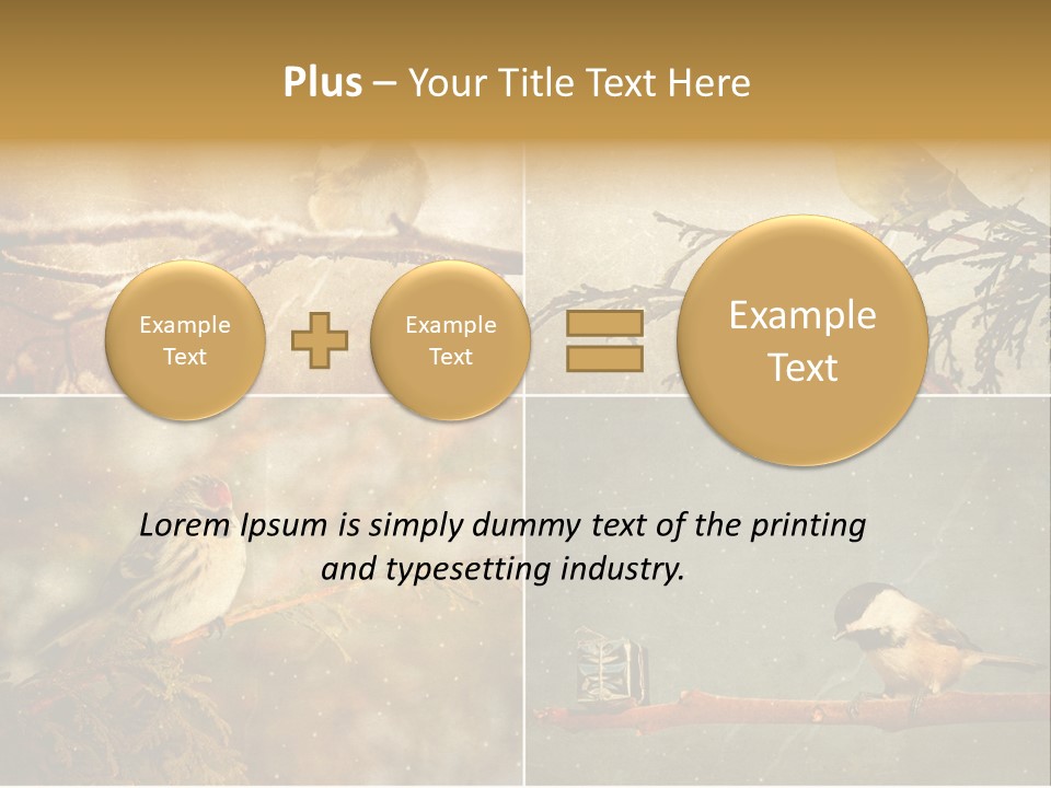 Holiday Sepia Greeting PowerPoint Template