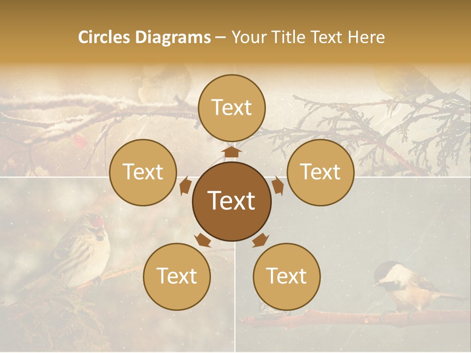 Holiday Sepia Greeting PowerPoint Template