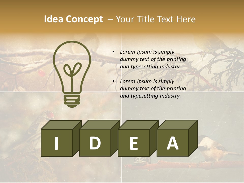 Holiday Sepia Greeting PowerPoint Template