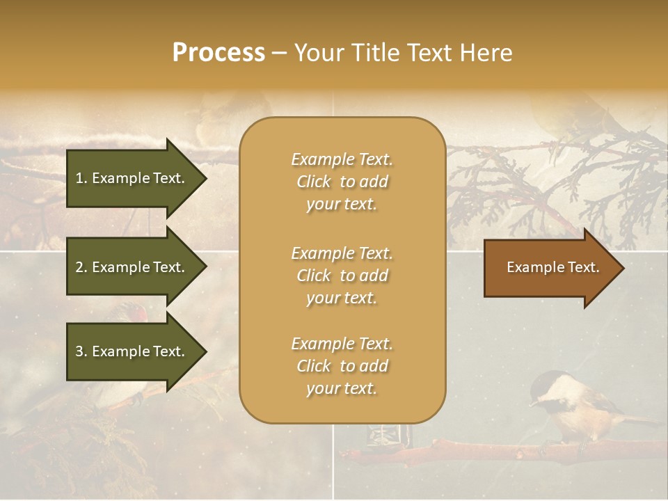 Holiday Sepia Greeting PowerPoint Template