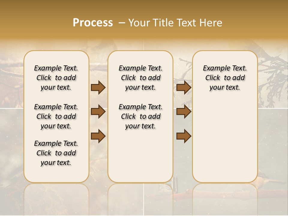 Holiday Sepia Greeting PowerPoint Template