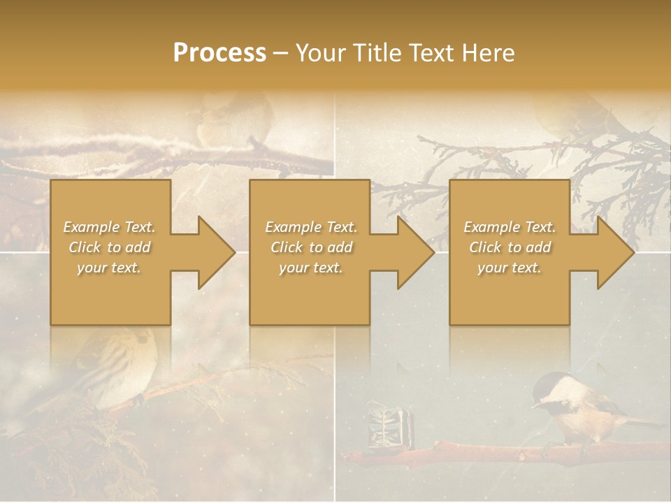 Holiday Sepia Greeting PowerPoint Template