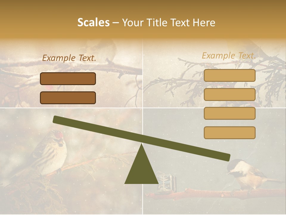 Holiday Sepia Greeting PowerPoint Template