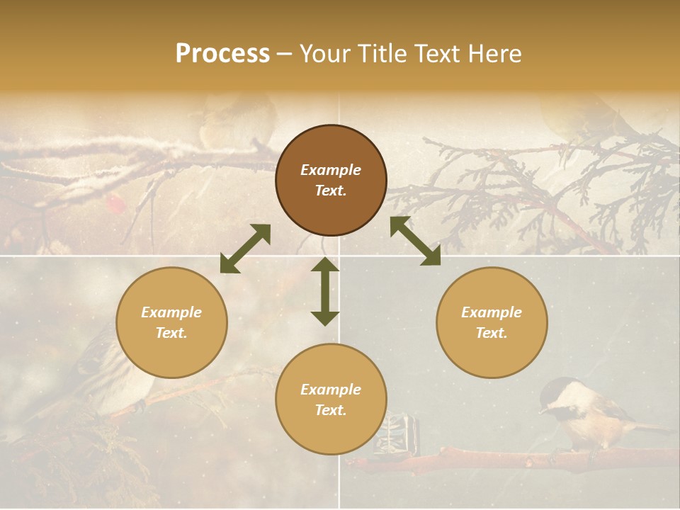 Holiday Sepia Greeting PowerPoint Template