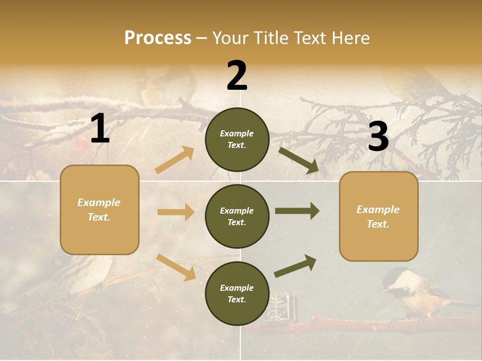 Holiday Sepia Greeting PowerPoint Template