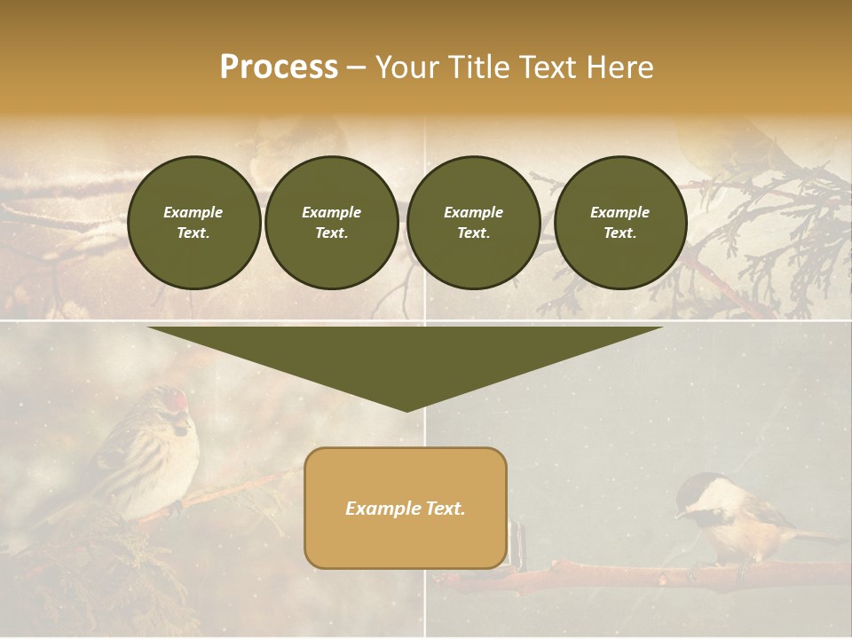 Holiday Sepia Greeting PowerPoint Template