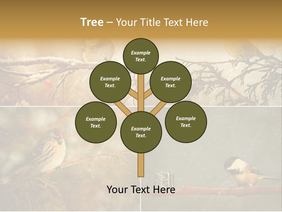 Holiday Sepia Greeting PowerPoint Template