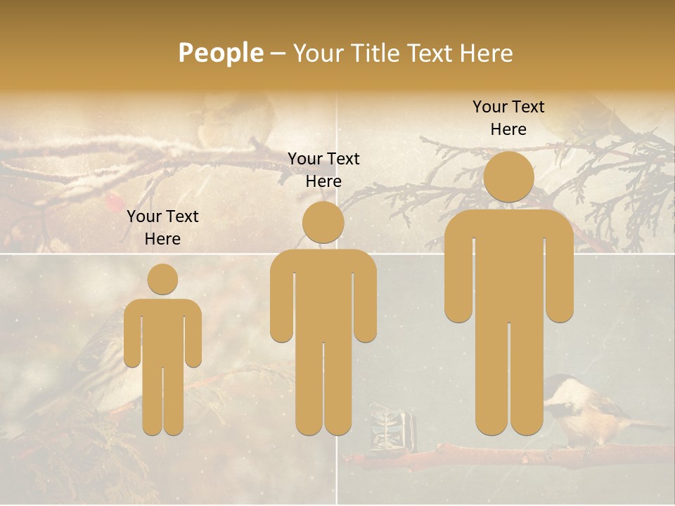 Holiday Sepia Greeting PowerPoint Template