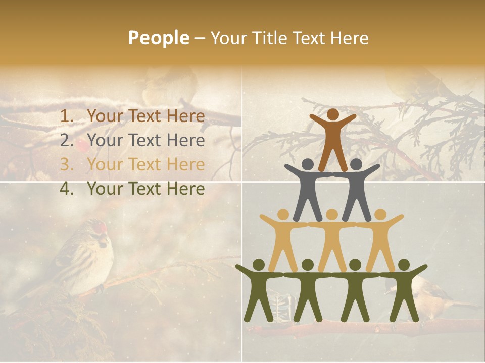 Holiday Sepia Greeting PowerPoint Template