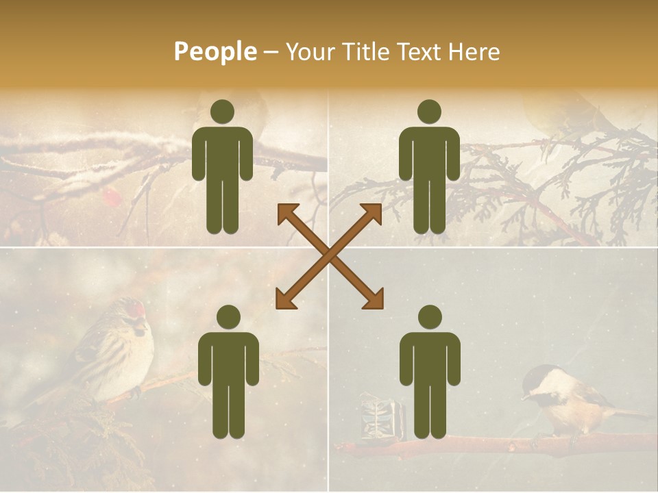 Holiday Sepia Greeting PowerPoint Template