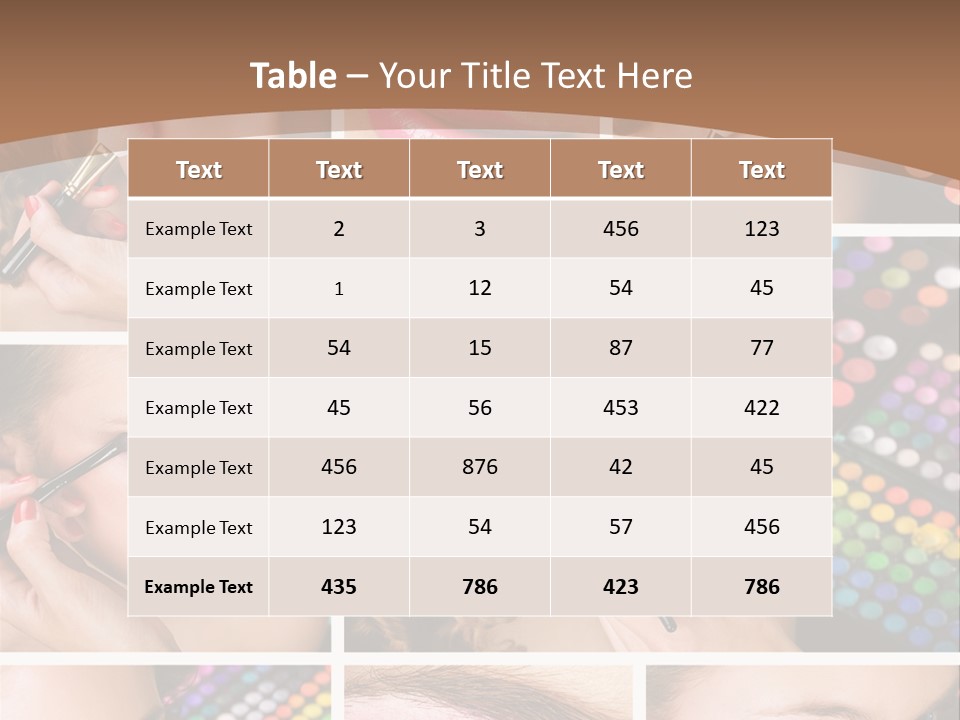 Professional Skin Complexion PowerPoint Template