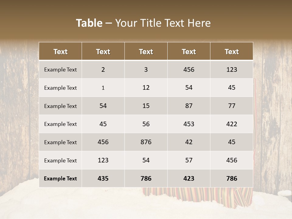 Wood Bag Texture PowerPoint Template