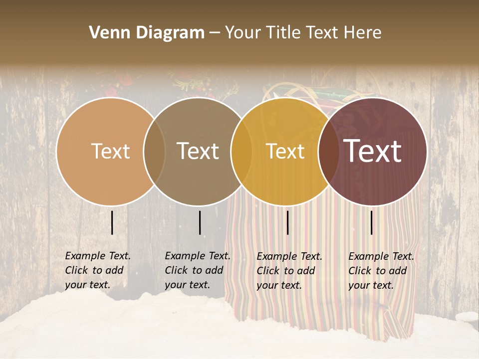 Wood Bag Texture PowerPoint Template