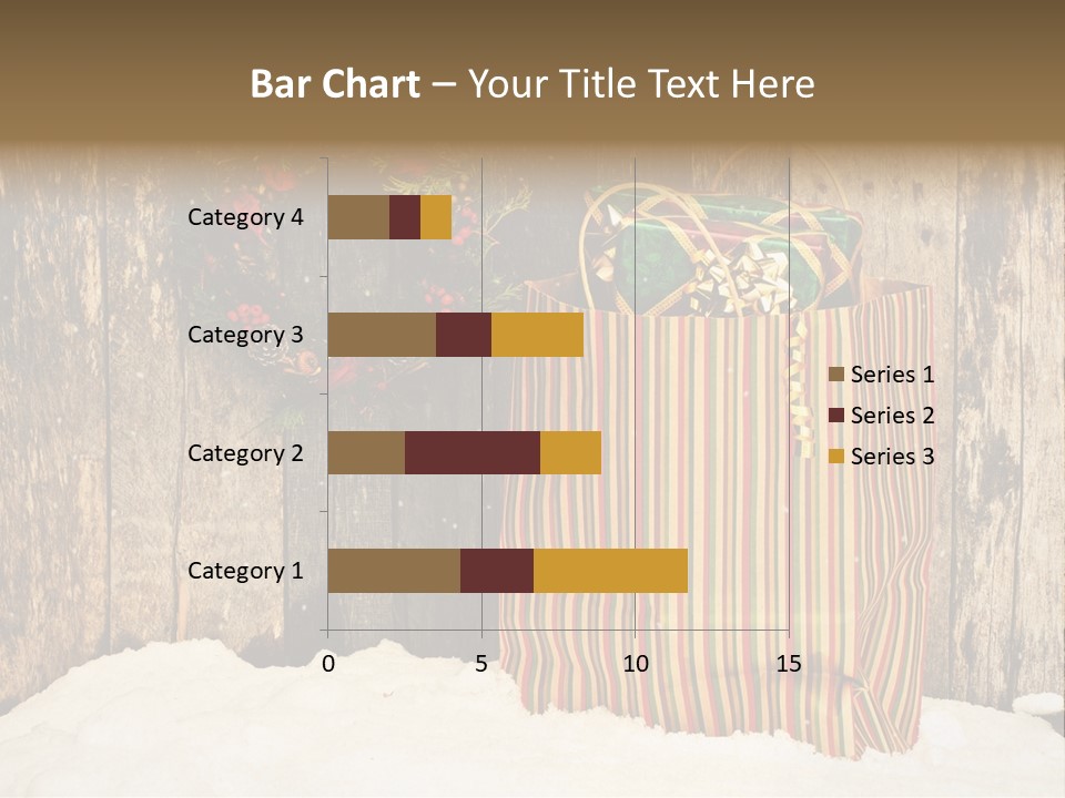 Wood Bag Texture PowerPoint Template