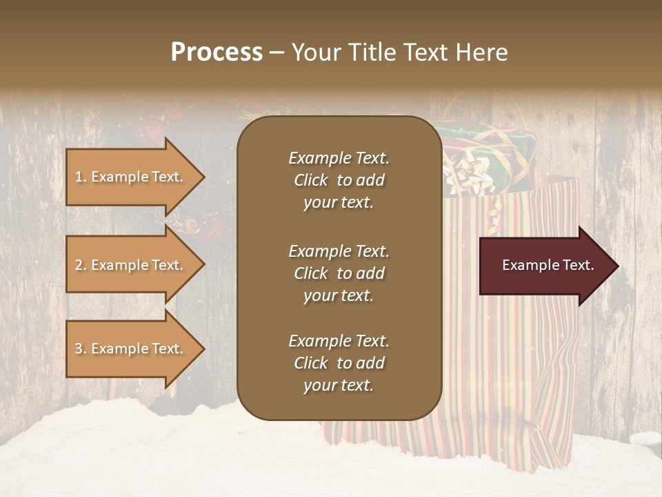 Wood Bag Texture PowerPoint Template