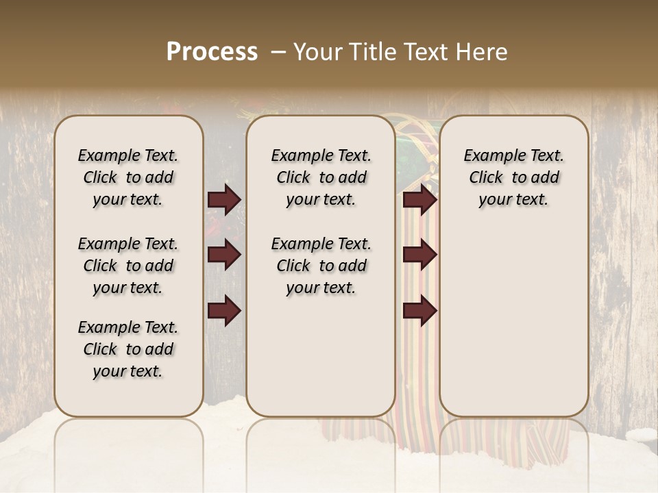 Wood Bag Texture PowerPoint Template