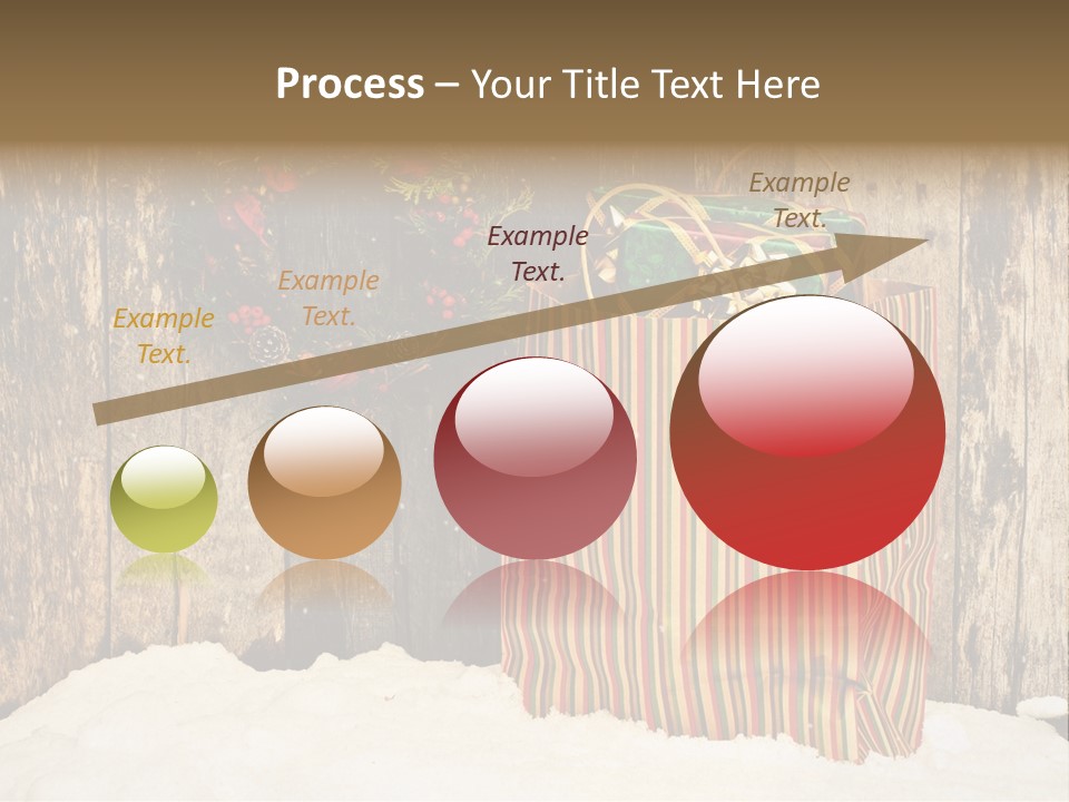 Wood Bag Texture PowerPoint Template