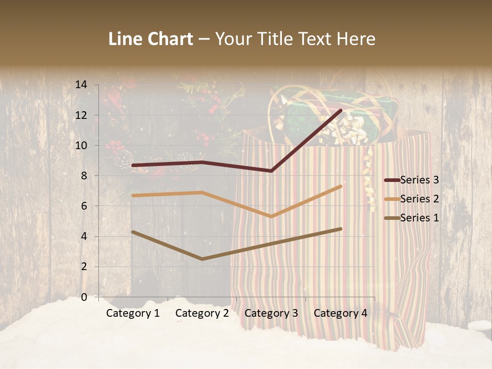 Wood Bag Texture PowerPoint Template