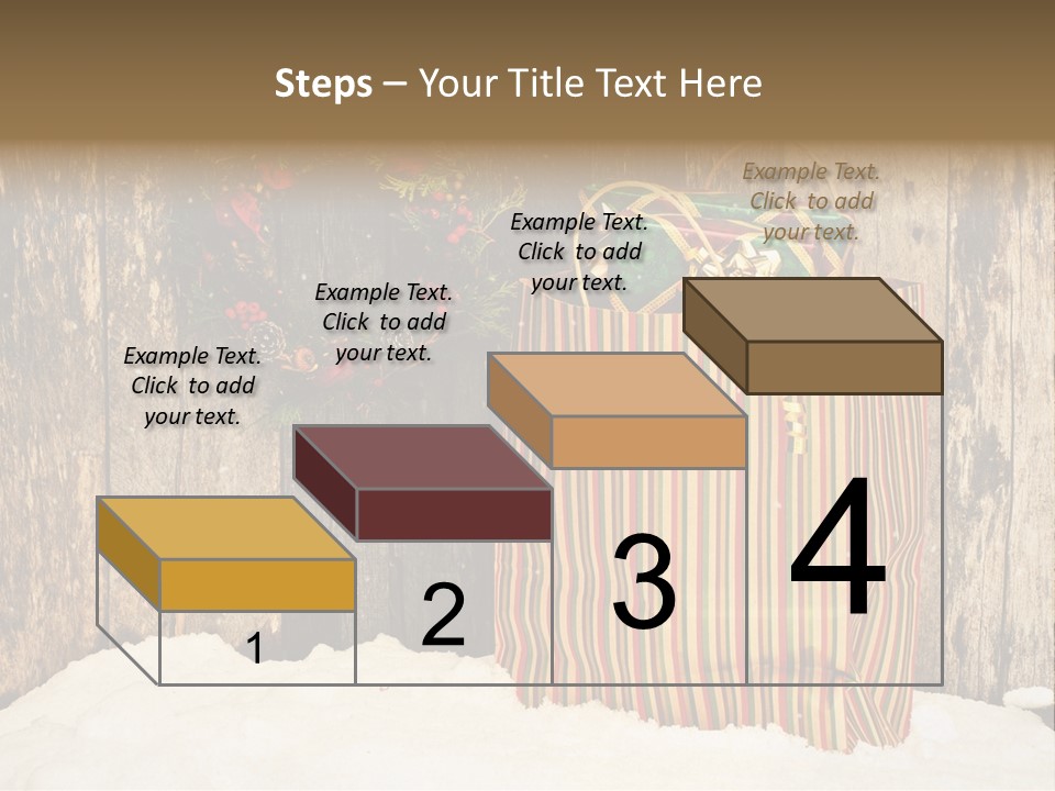 Wood Bag Texture PowerPoint Template