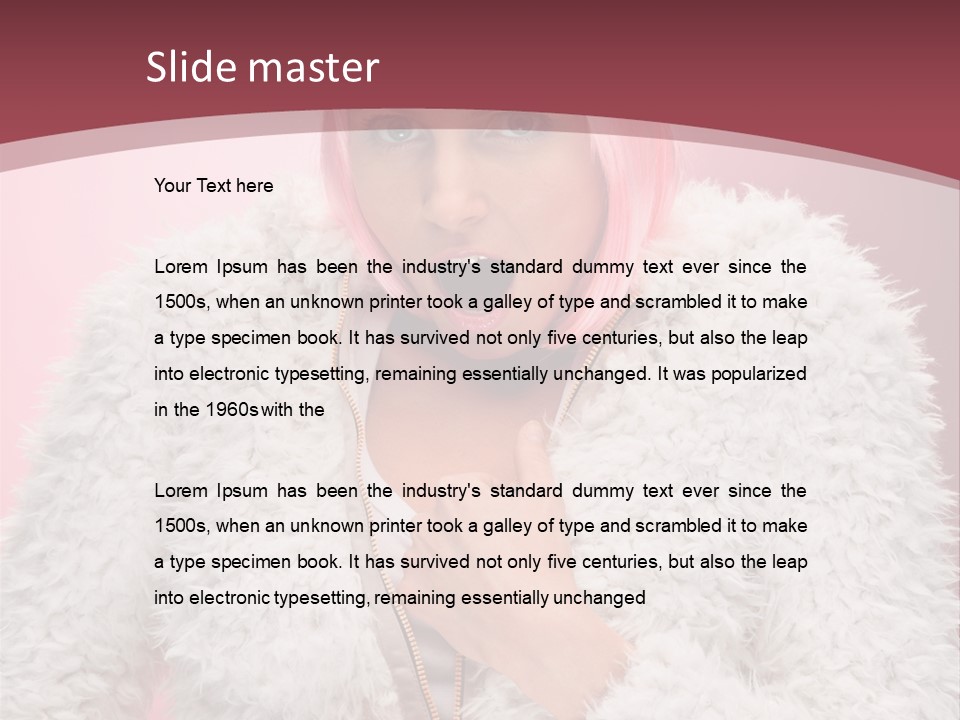 Expression Cute Claus PowerPoint Template