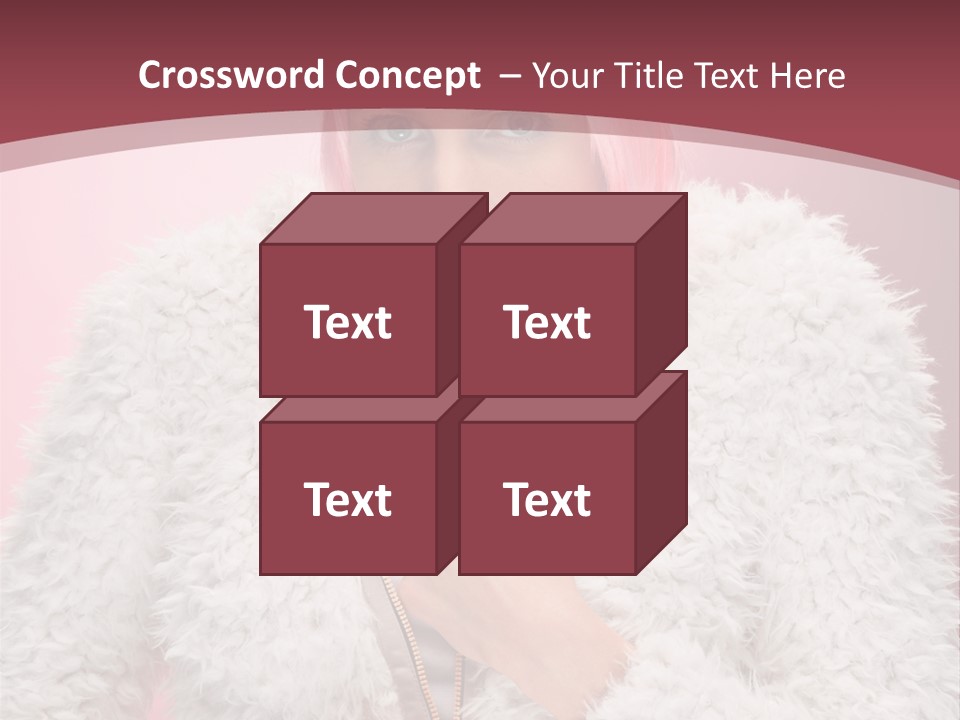 Expression Cute Claus PowerPoint Template