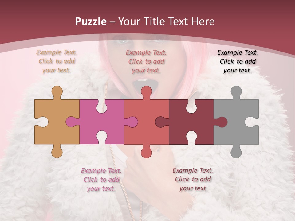 Expression Cute Claus PowerPoint Template