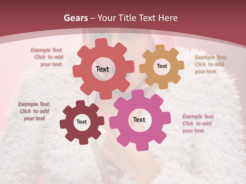 Expression Cute Claus PowerPoint Template