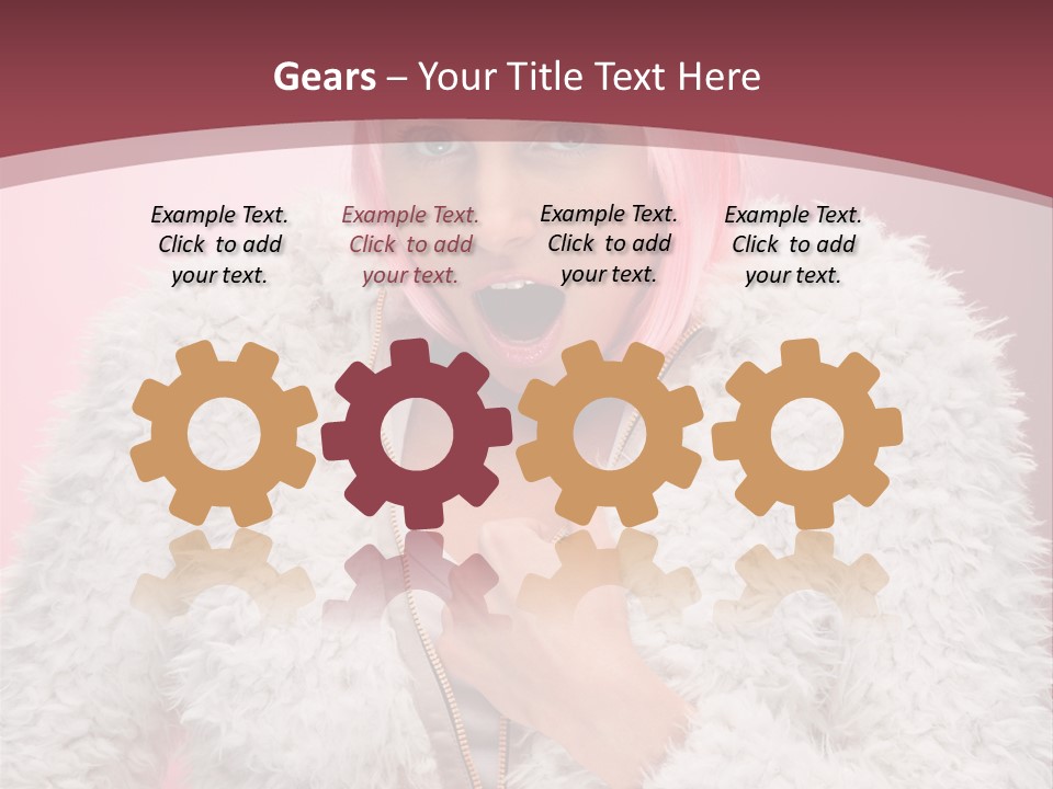 Expression Cute Claus PowerPoint Template