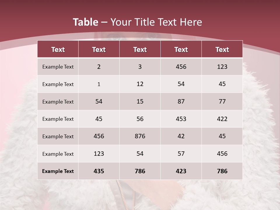 Expression Cute Claus PowerPoint Template