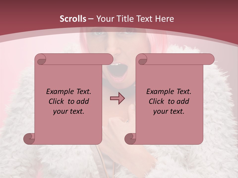 Expression Cute Claus PowerPoint Template