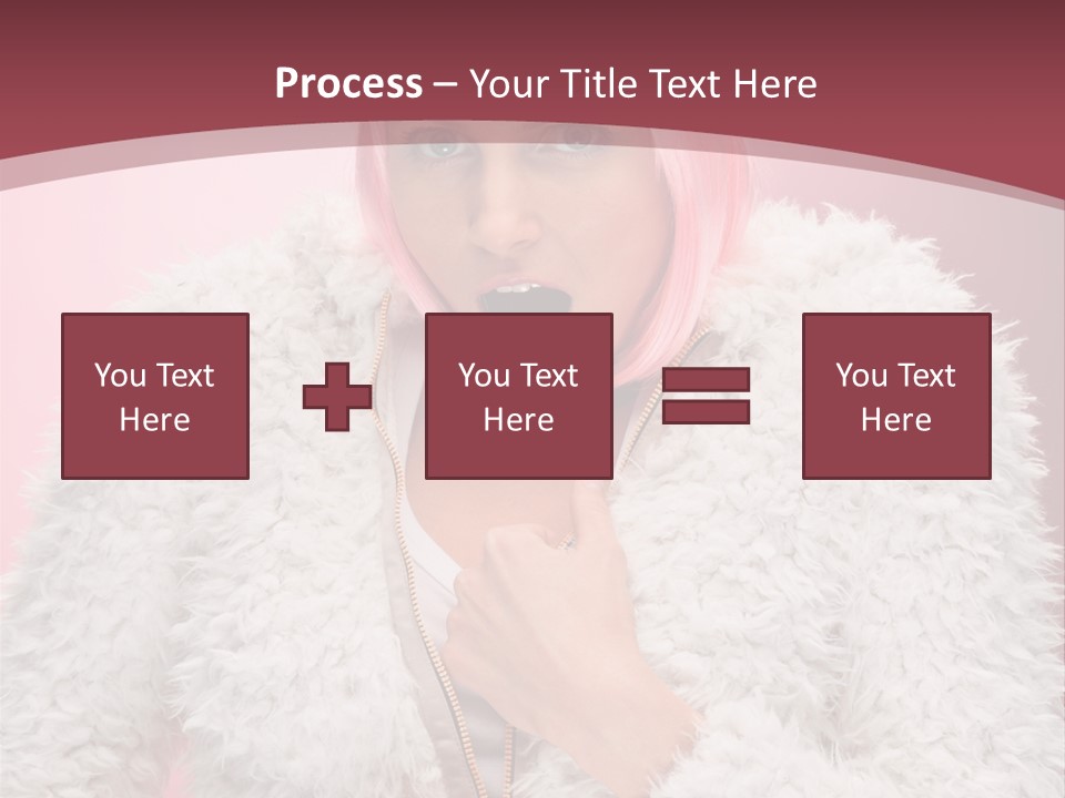Expression Cute Claus PowerPoint Template
