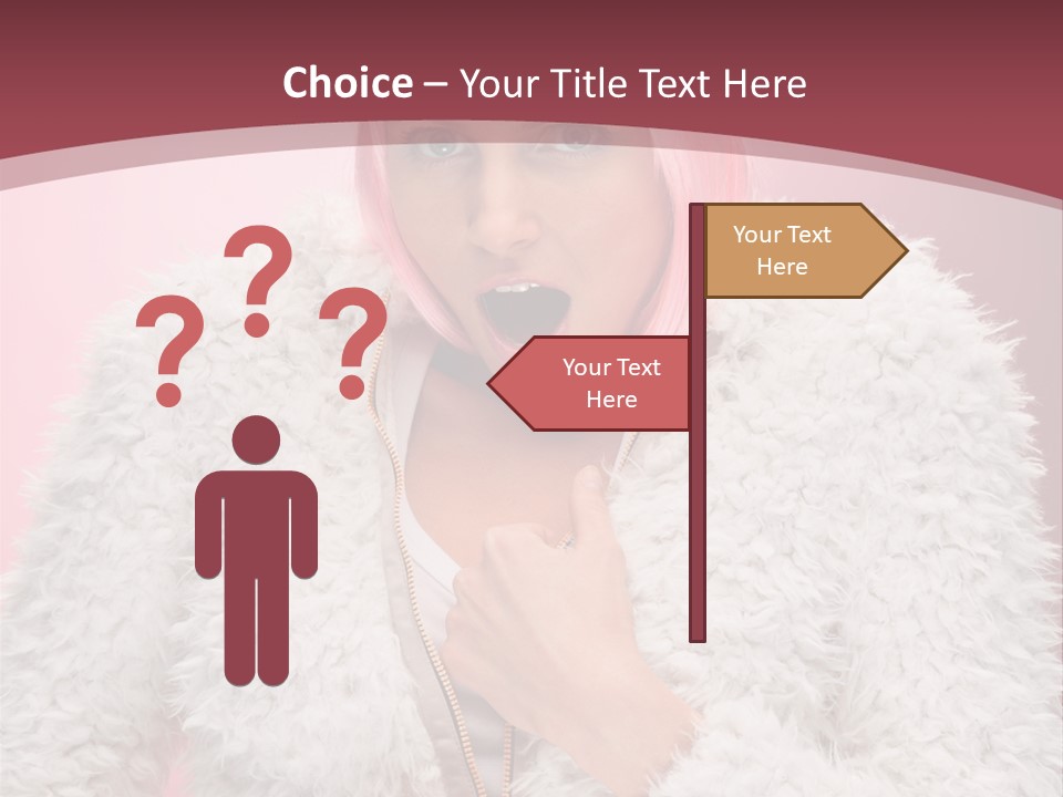 Expression Cute Claus PowerPoint Template