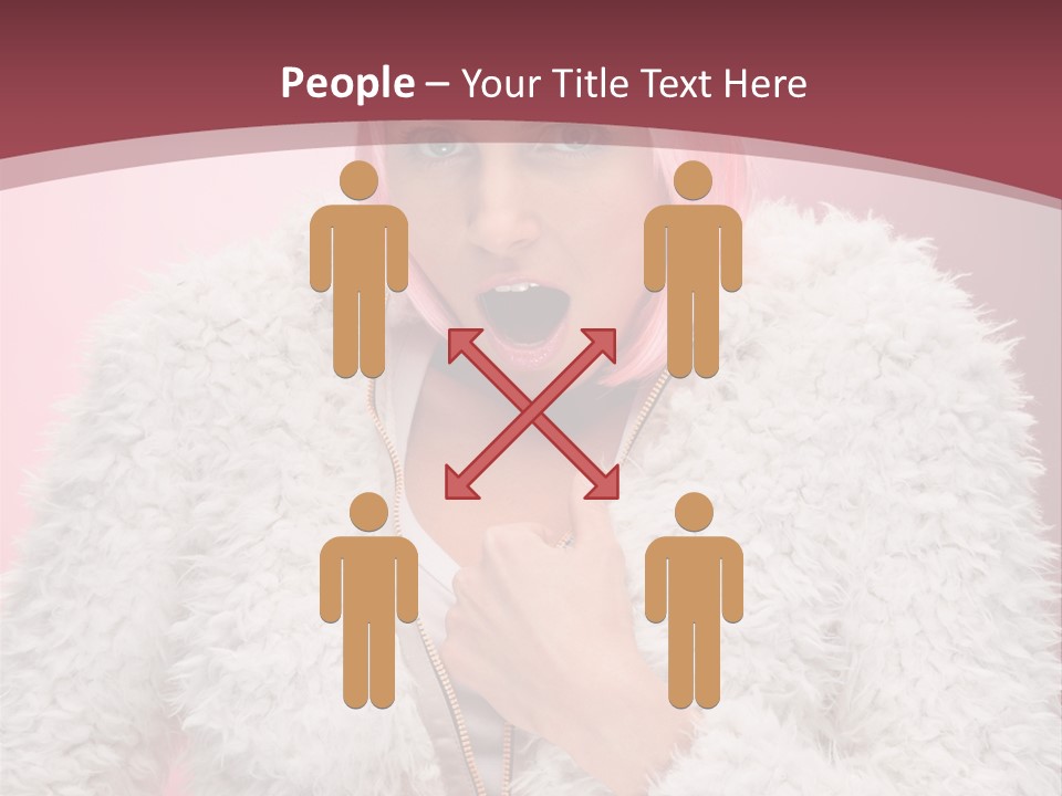 Expression Cute Claus PowerPoint Template