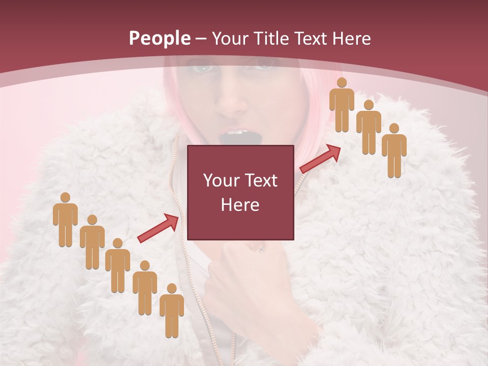 Expression Cute Claus PowerPoint Template