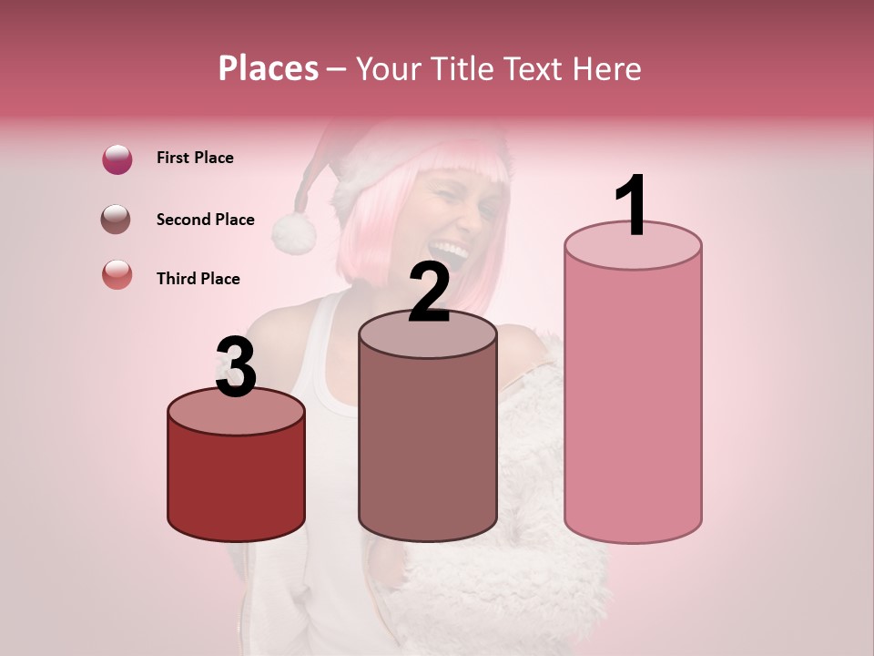 Young Model Hair PowerPoint Template