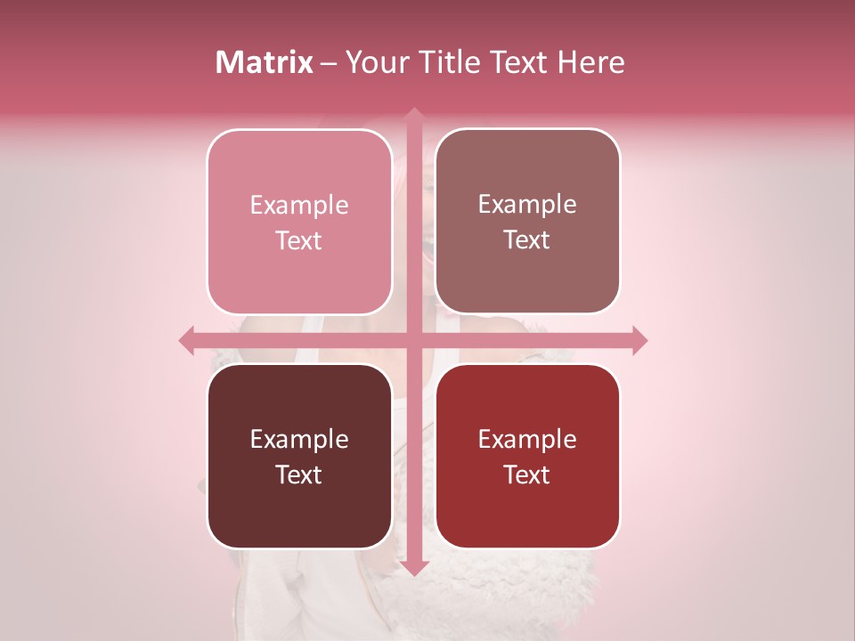 Young Model Hair PowerPoint Template