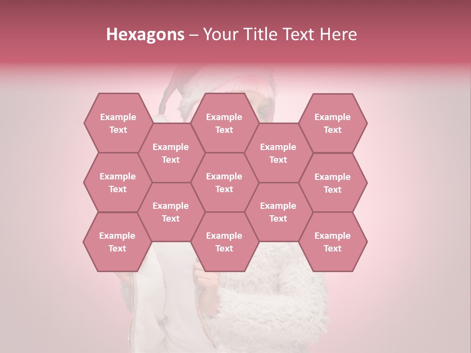 Young Model Hair PowerPoint Template