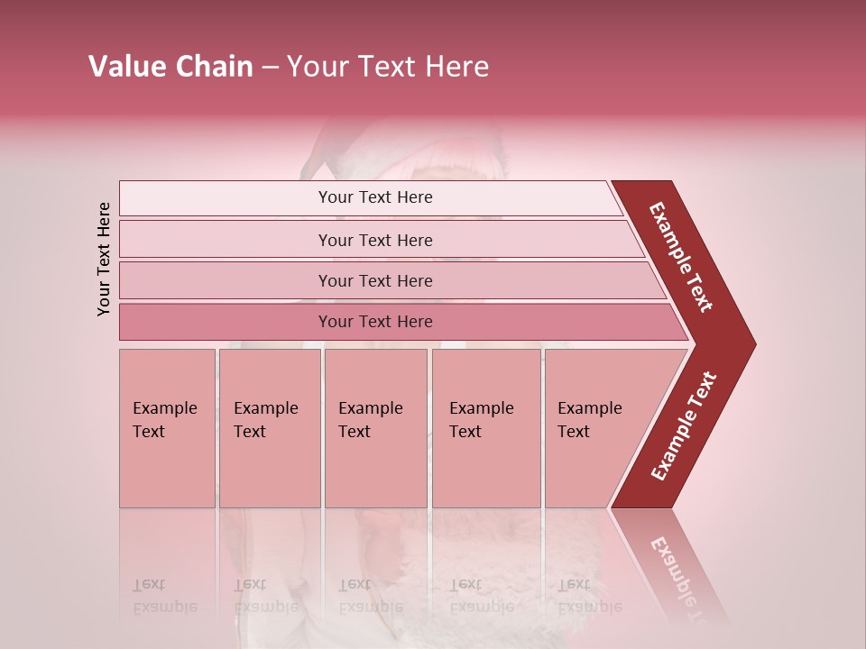 Young Model Hair PowerPoint Template