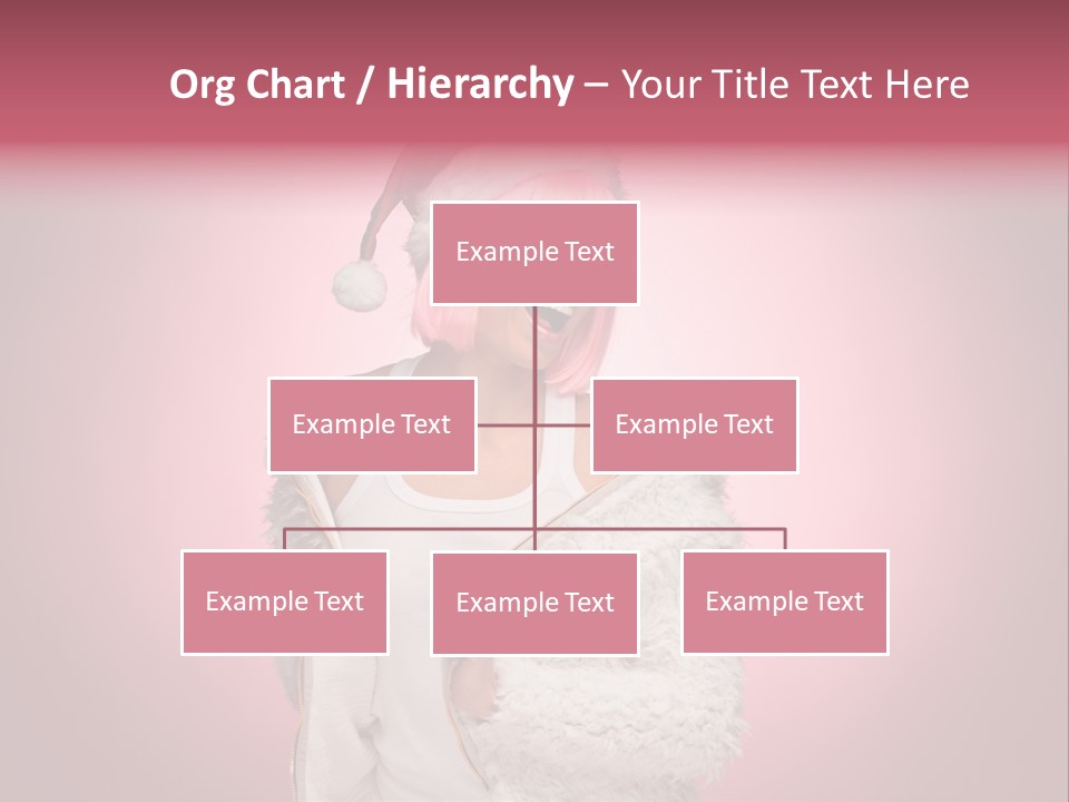 Young Model Hair PowerPoint Template