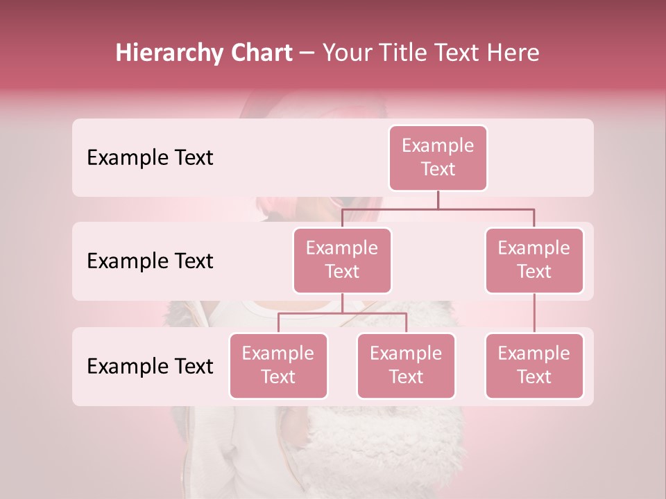 Young Model Hair PowerPoint Template