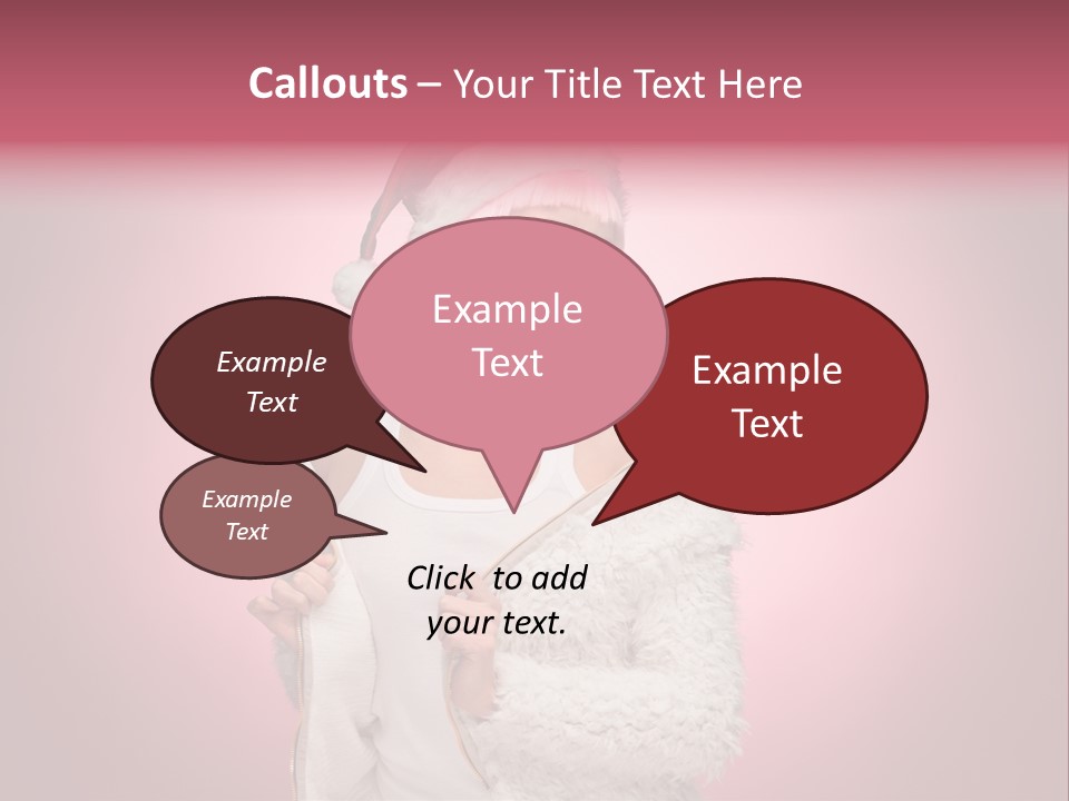 Young Model Hair PowerPoint Template